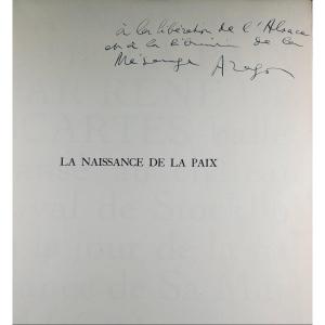 ARAGON - La naissance de la paix par René Descartes ballet. Bibliothèque Française, 1946.