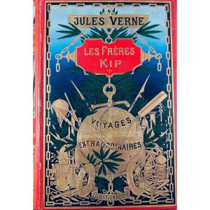 Verne (jules) - The Kip Brothers. Paris: Hetzel, 1890, Illustrations By George Roux.