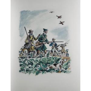 HOUDETOT (Adolphe d') - Le Chasseur rustique. La Toison d'Or, 1955, illustré par Pierre Maël.