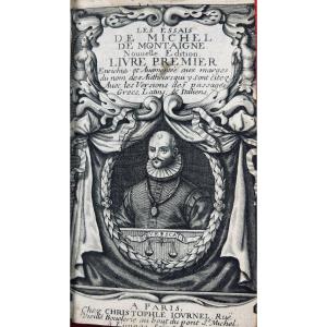 Montaigne (michel De) - The Essays Of Michel, Lord Of Montaigne. Published By Journel, 1669. 3 Vols.