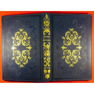 Saillet (alexandre De) - The Royal Schools Of France. 1820, Romantic Binding.