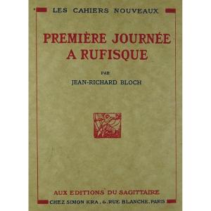 BLOCH - Première journée à Rufisque. Éditions du Sagittaire, Kra, 1926. Édition originale.