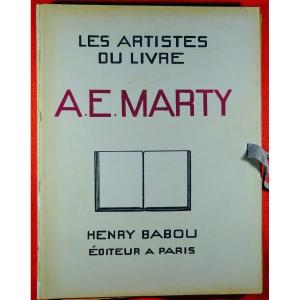 DULAC - André-E. Marty. Henry Babou, 1929. Avec une gravure de Marty tirage spécial.