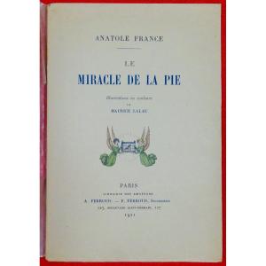 FRANCE - Le Miracle de la pie. Ferroud, 1921. Illustré par Maurice LALAU.
