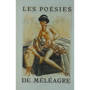 LOUŸS (Pierre) - Les Poésies de Méléagre. Société des Médecins Bibliophiles, 1926. COYSYN.