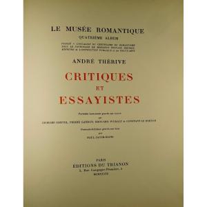 THÉRIVE (André) - Le Musée romantique. Quatrième album. Éditions du Trianon, 1930.