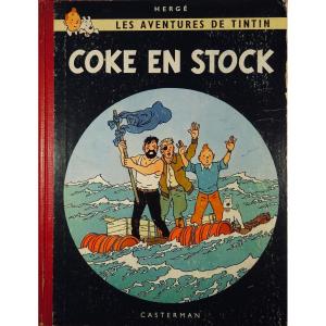 Hergé - The Adventures Of Tintin. Coke In Stock. Tournai, Casterman, 1958, Back B25.