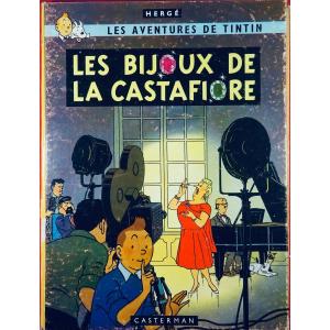 HERGÉ - Les Aventures de Tintin. Les Bijoux de la Castafiore. Casterman, 1963, dos B35.