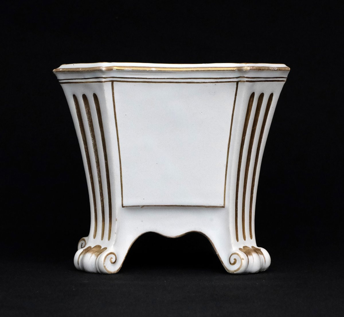 Lunéville Or Saint-clément (lorraine), Bulb Pot (called "caisse à Oignons"), Circa 1780-90-photo-2