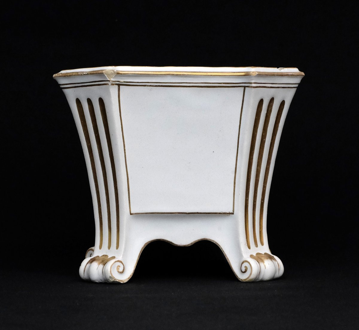 Lunéville Or Saint-clément (lorraine), Bulb Pot (called "caisse à Oignons"), Circa 1780-90-photo-3