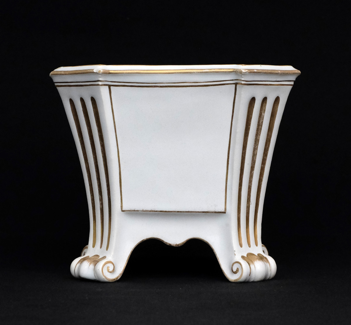 Lunéville Or Saint-clément (lorraine), Bulb Pot (called "caisse à Oignons"), Circa 1780-90