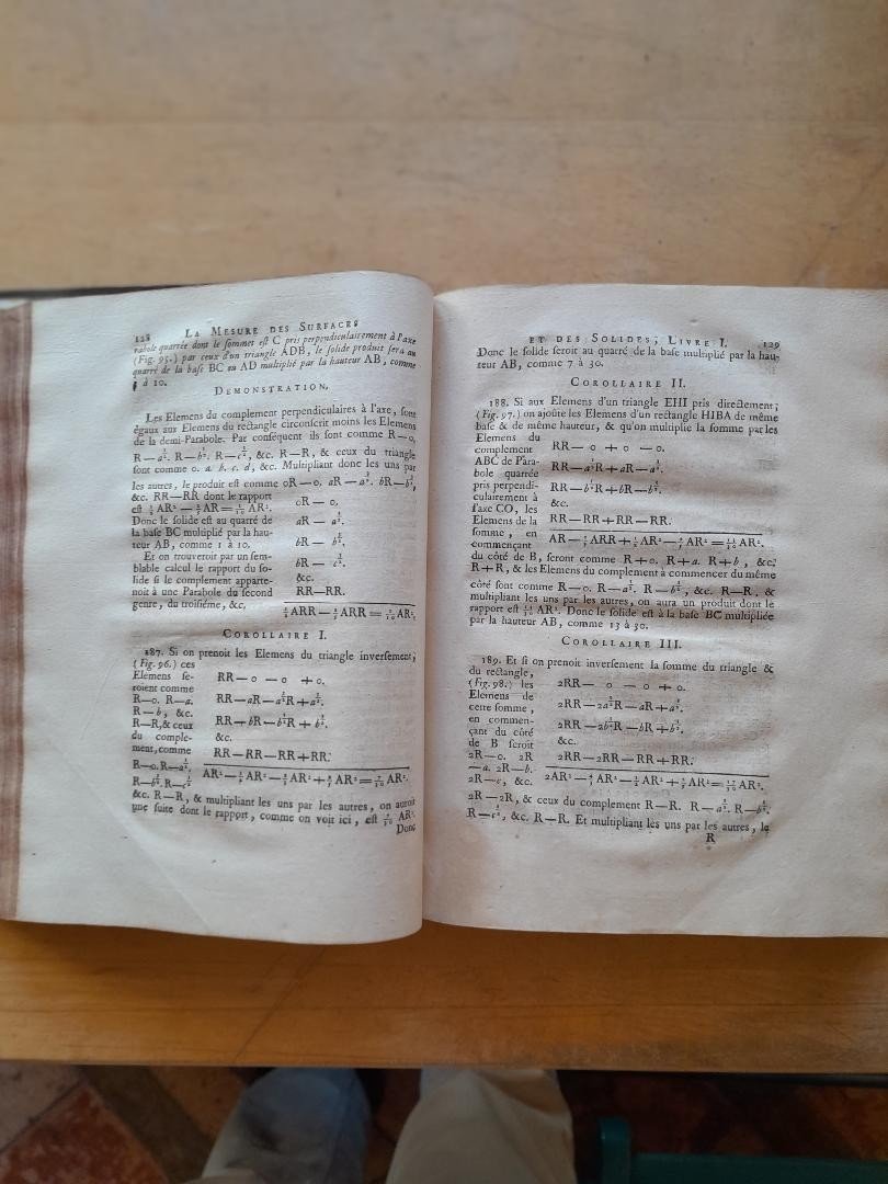 Ancient Book Deidier The Measurement Of Surfaces And Solids By The Arithmetic Of Infinity-photo-3