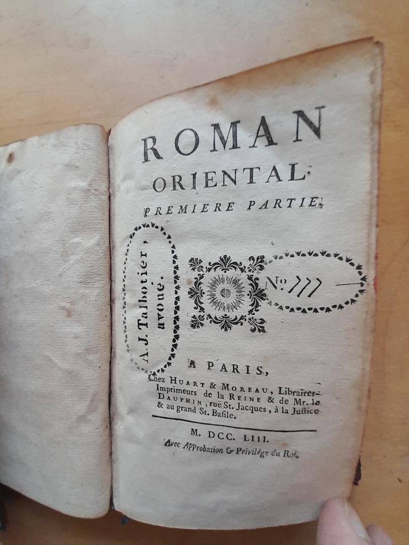 Livre Ancien Roman Oriental-photo-2