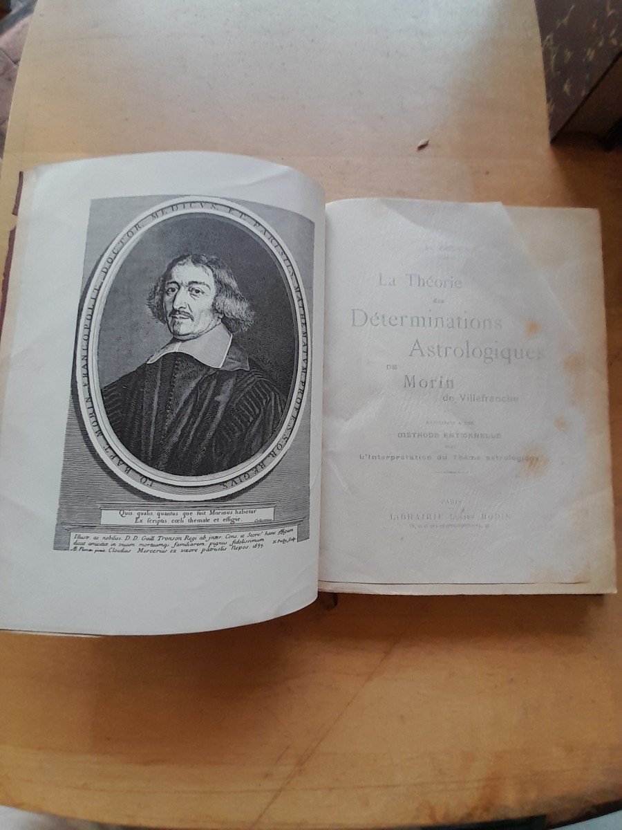 Livre Ancien H. Selva La Théorie Des Déterminations Astrologique De Morin De Villefranche-photo-2