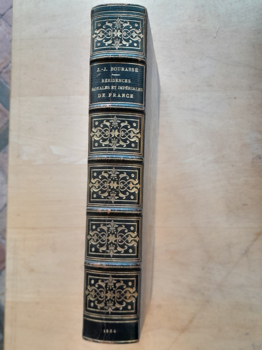 Livre Ancien M. l'Abbé J.j. Bourasse Résidances Royales Et Impériales De La  France 