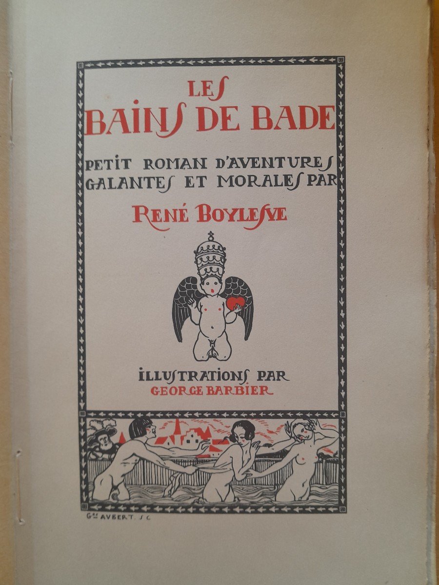 Livre Ancien René Boylesve Les Bains De Bade-photo-2