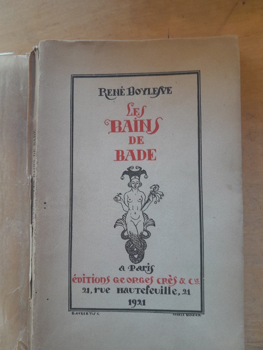 Livre Ancien René Boylesve Les Bains De Bade