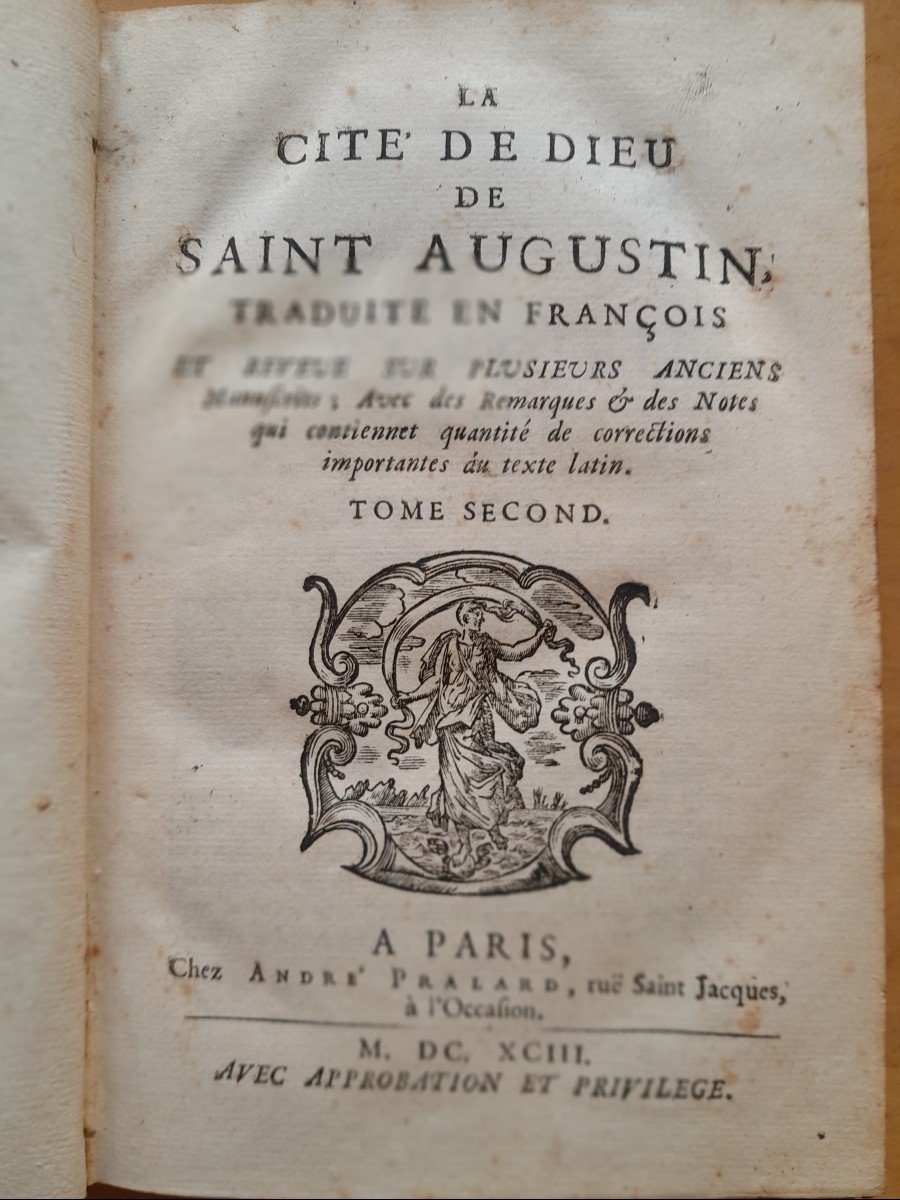 Livre Ancien Saint Augustin -photo-2
