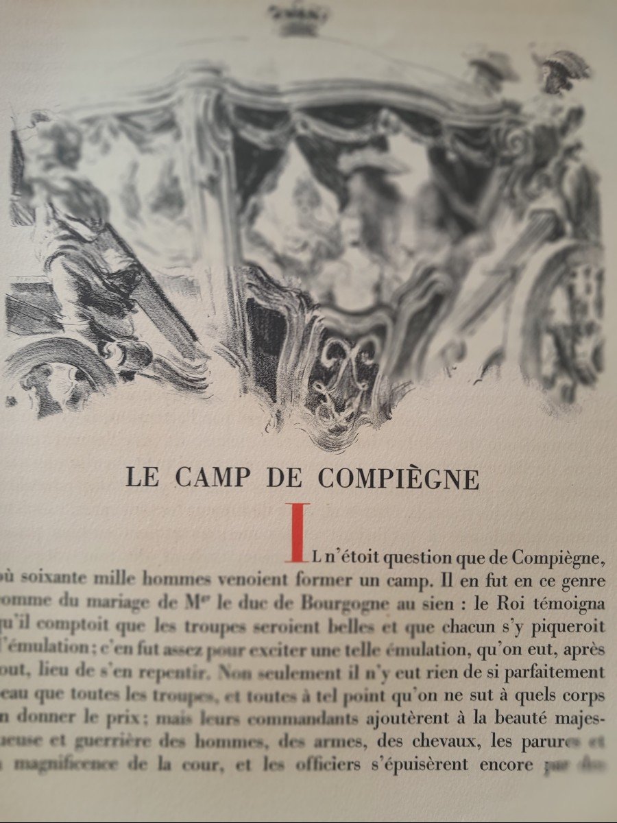 Livres Anciens  Saint Simon Memoires Scènes Et Portraits -photo-4