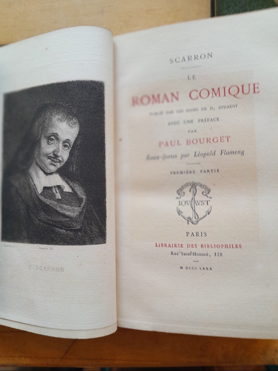 Livres Anciens Scarron Le Roman Comique -photo-2