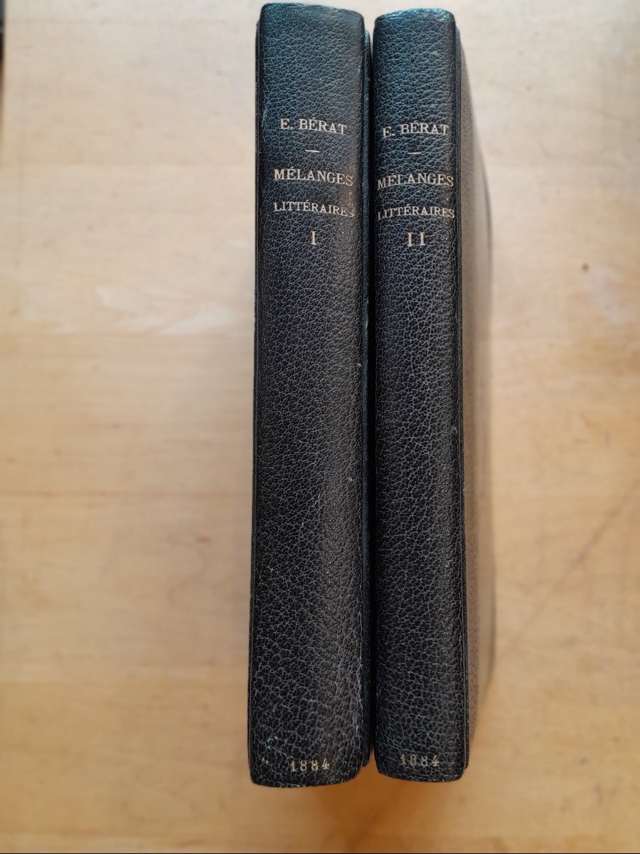 Livres Anciens Eustache Berat Mélanges Littéraire Familiers Et Fantaisistes 