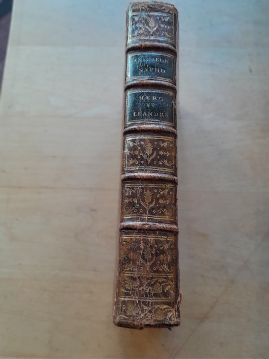 Livre Ancien Anacreon Sapho Dion Et Mochus Suivi De La Veillée Des Fêtes De Venus 