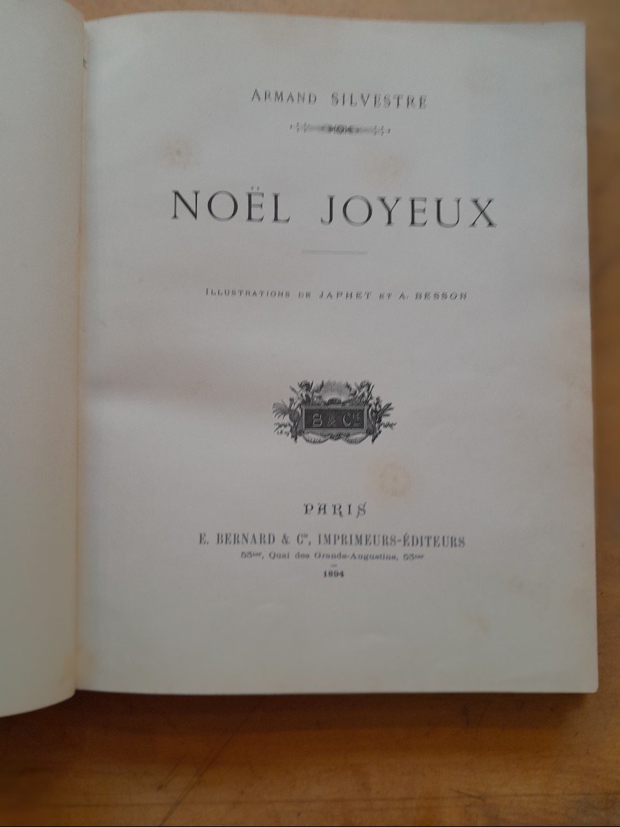 Livre Ancien Armand Sivestetre Noël Joyeux -photo-2