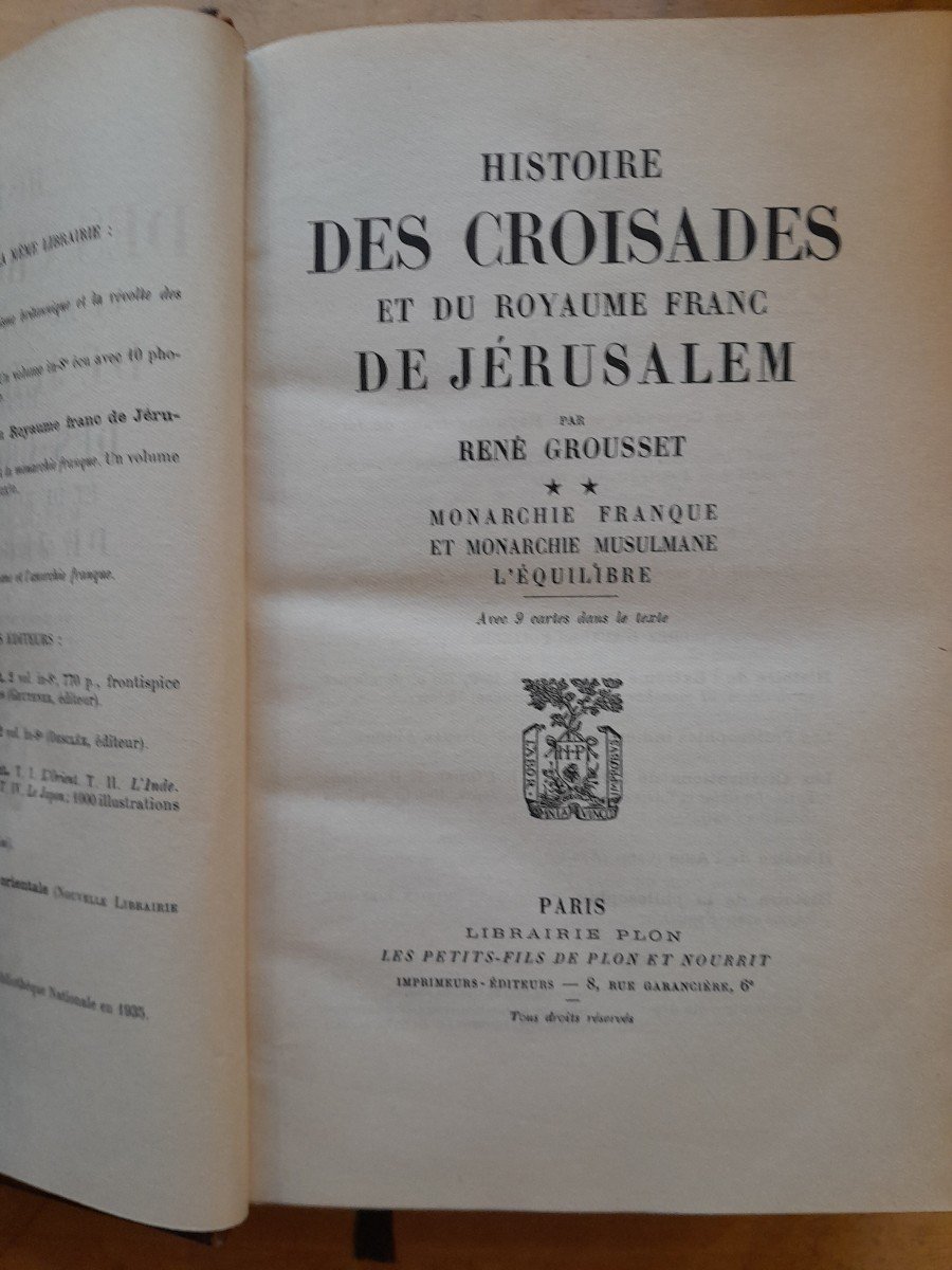 Livres Anciens R.gousset Histoire Des Croisades-photo-4