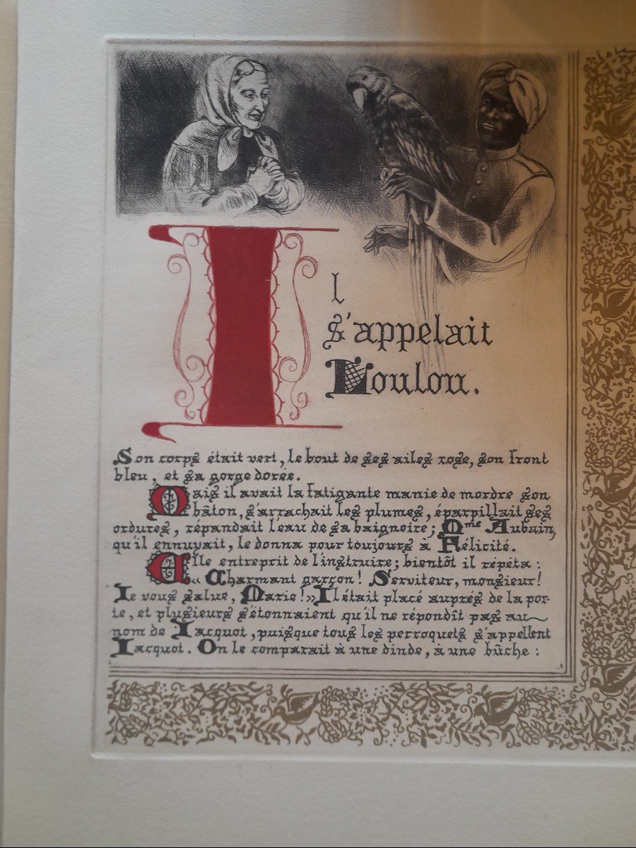 Livre Ancien Flaubert Gustave Un Cœur Simple -photo-3