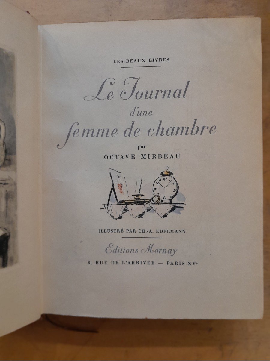 Livre Ancien Octave Mirbeau Le Journal d'Une Femme De Chambre -photo-3