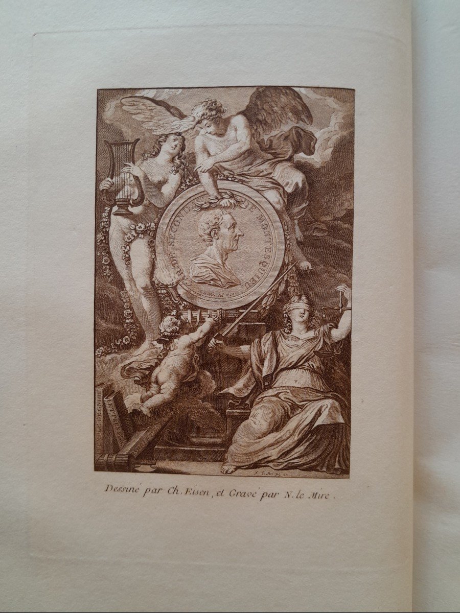 Livre Ancien  Montesquieu Le Temple De Gnide Cephis Et l'Amour Suivi d'Arsace Et Ismenie E -photo-1