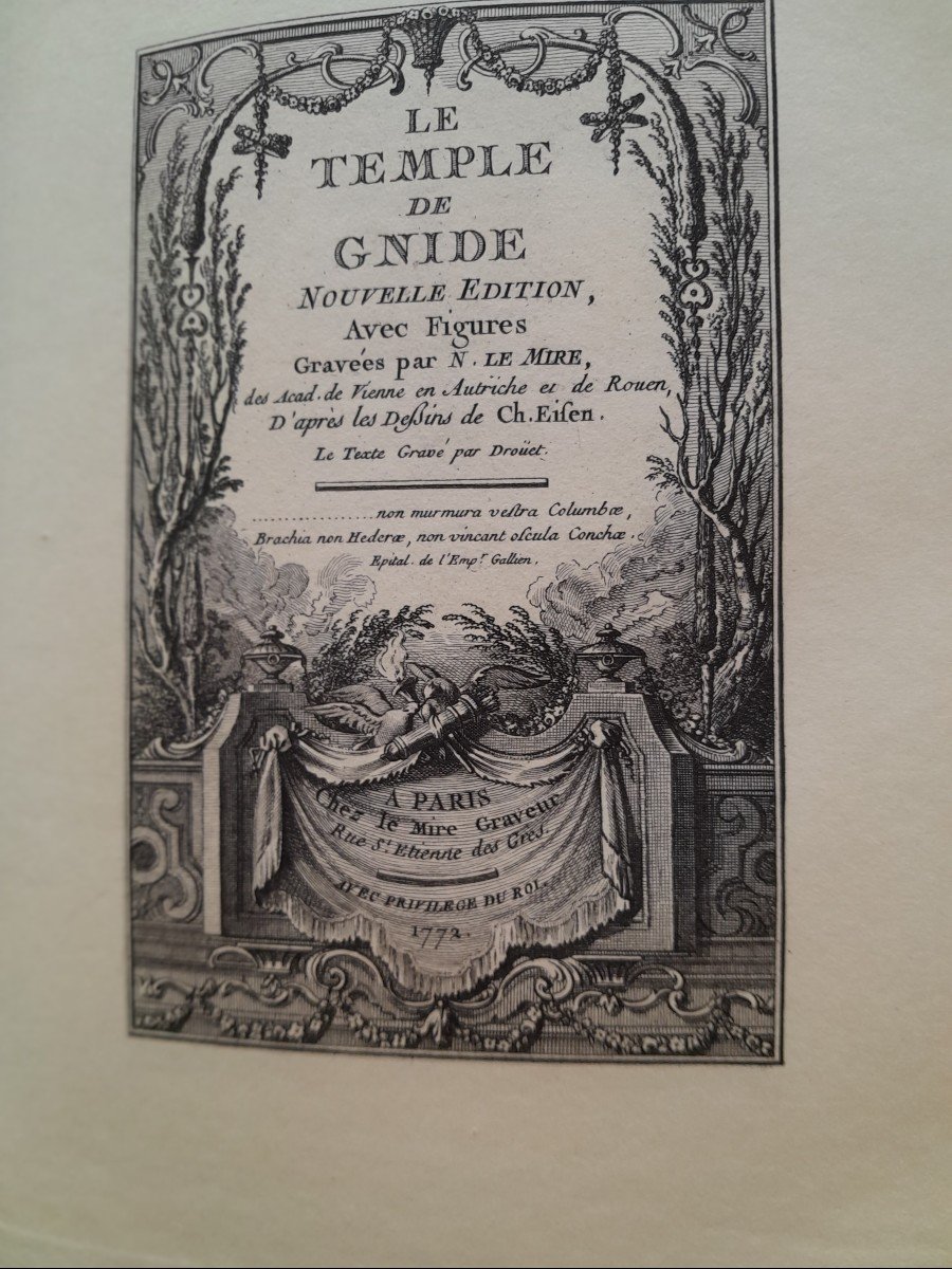 Livre Ancien  Montesquieu Le Temple De Gnide Cephis Et l'Amour Suivi d'Arsace Et Ismenie E -photo-7
