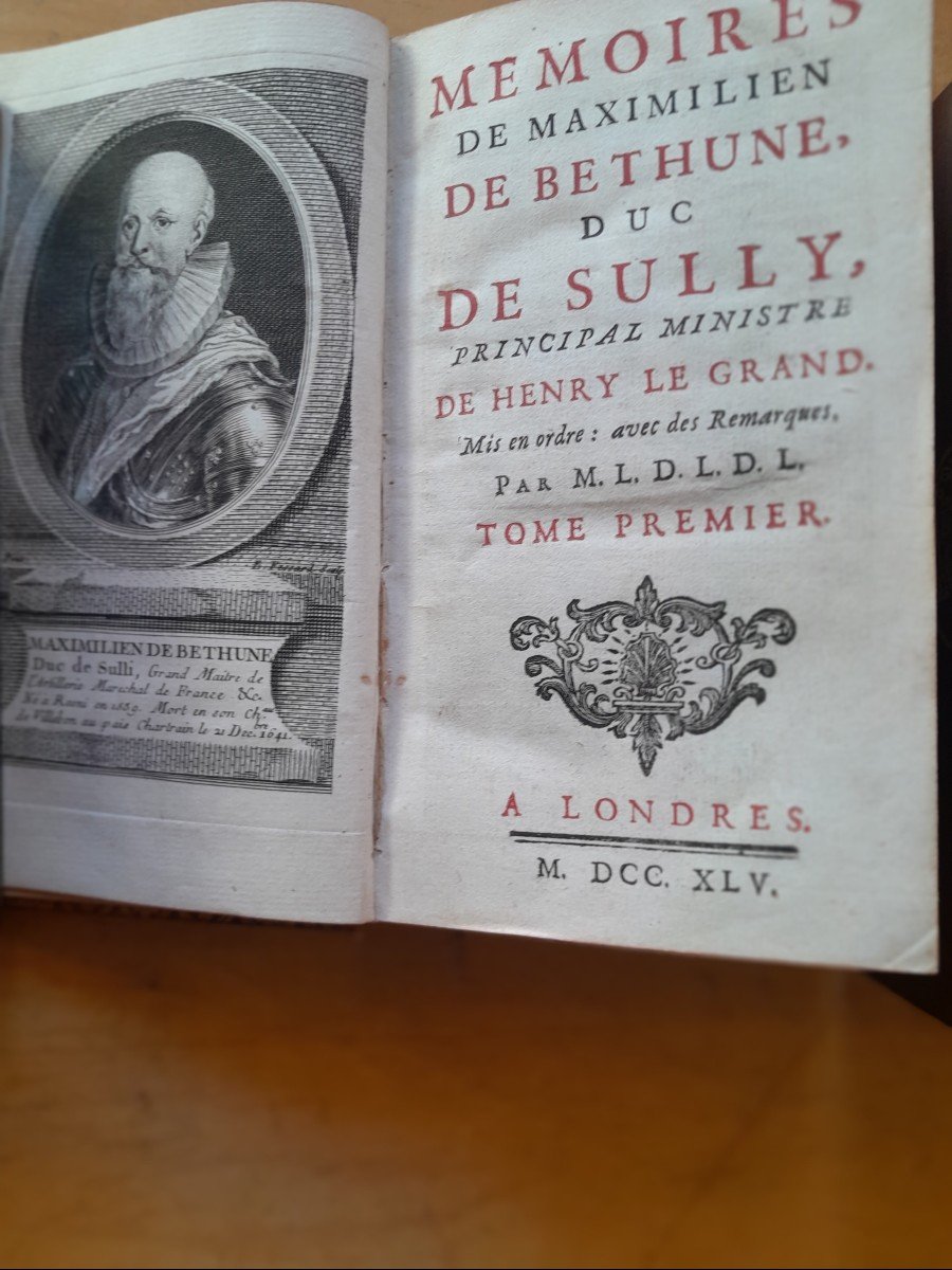 Livres Anciens  Mémoires De Maximilien De Bethune Duc Desully-photo-4