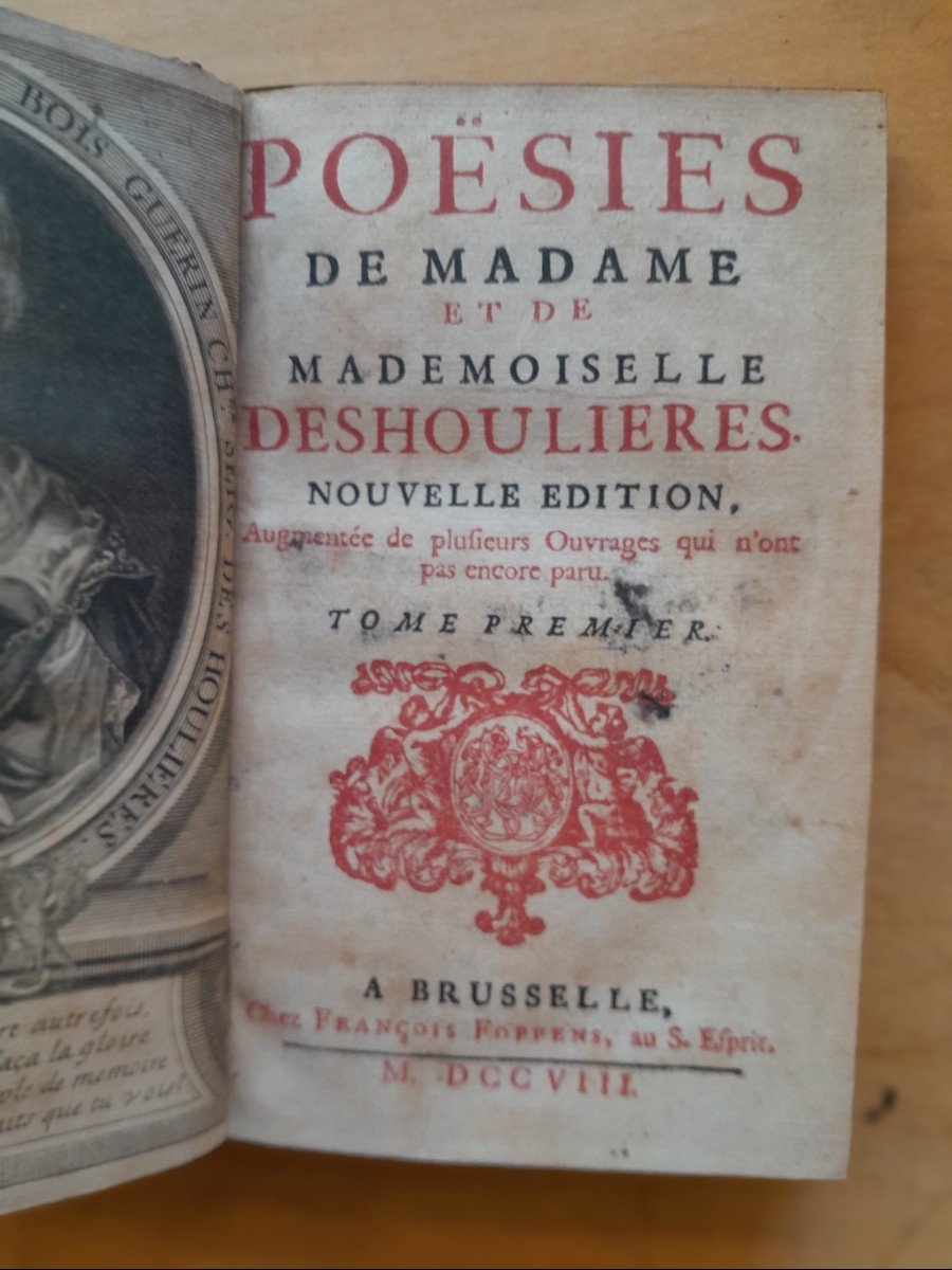 Œuvres Choisies de Madame Et de Mademoiselle Deshoulieres main image 1