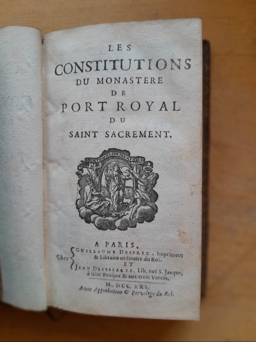 Livre Ancien  G. Migeot Lesconstitutions Du  Monastère De Port Royal Du Saint Sacrément -photo-3