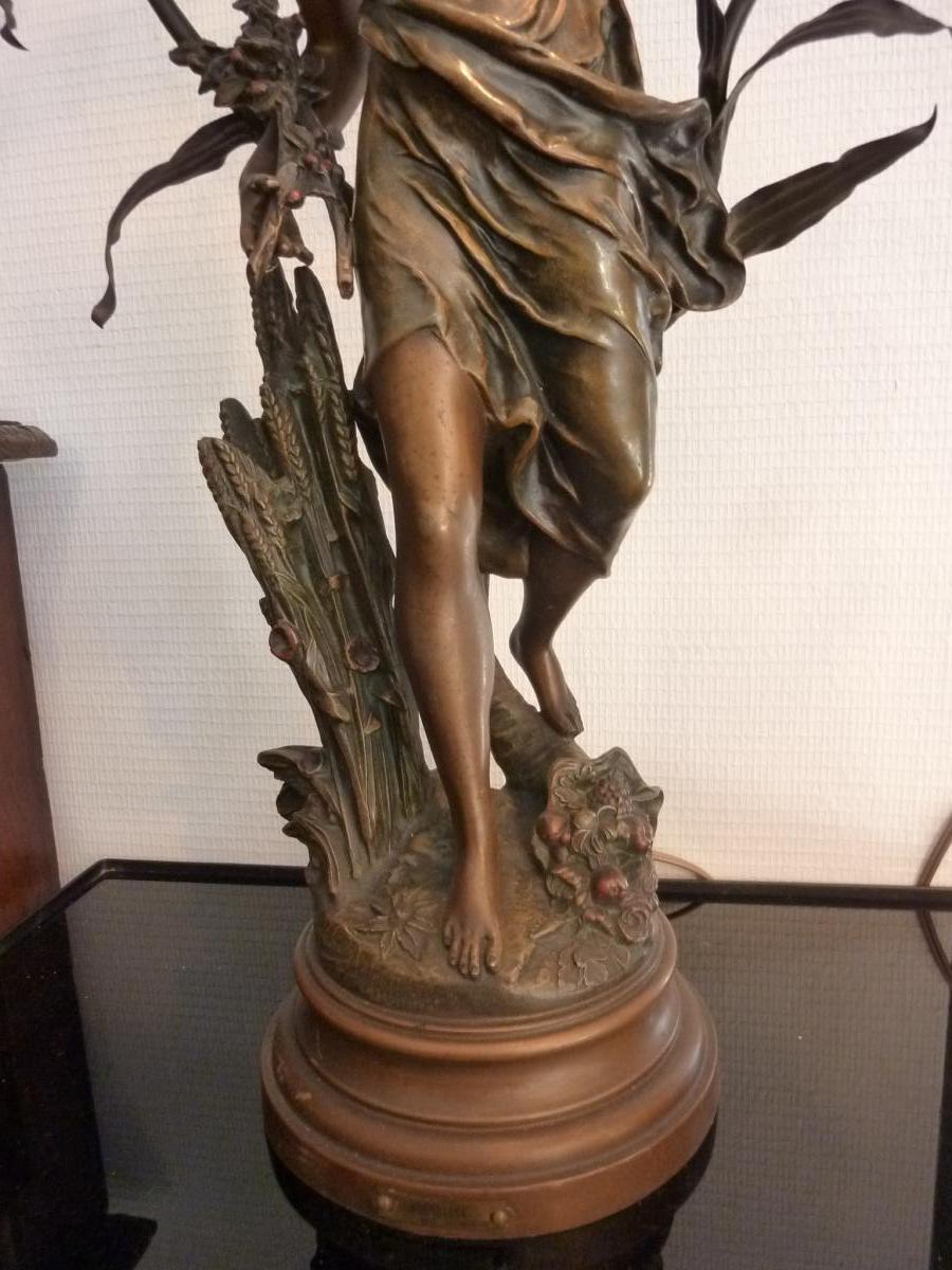 Regulates Statue Art Nouveau Bruchon-photo-2