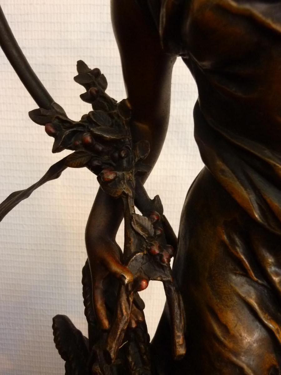Regulates Statue Art Nouveau Bruchon-photo-4
