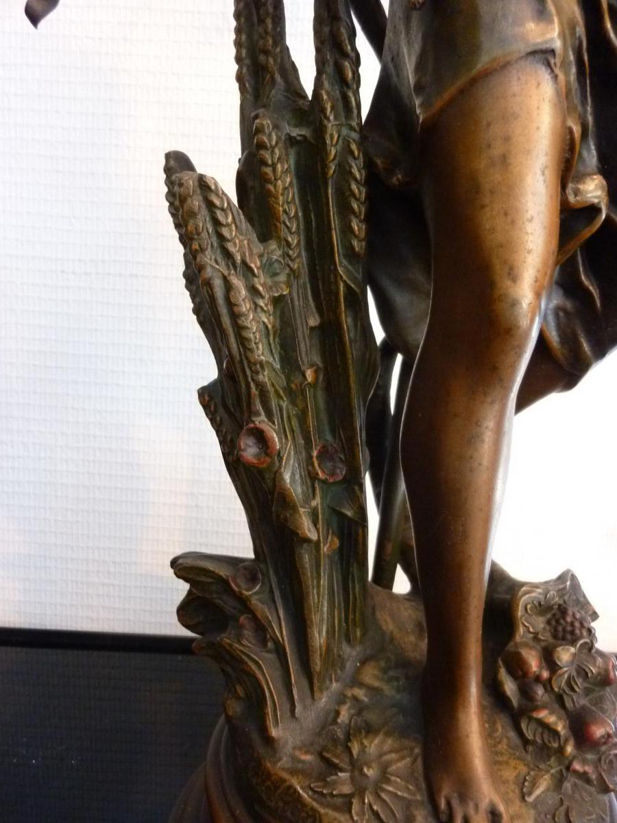 Regulates Statue Art Nouveau Bruchon-photo-2