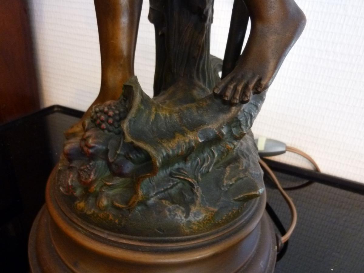 Regulates Statue Art Nouveau Bruchon-photo-3