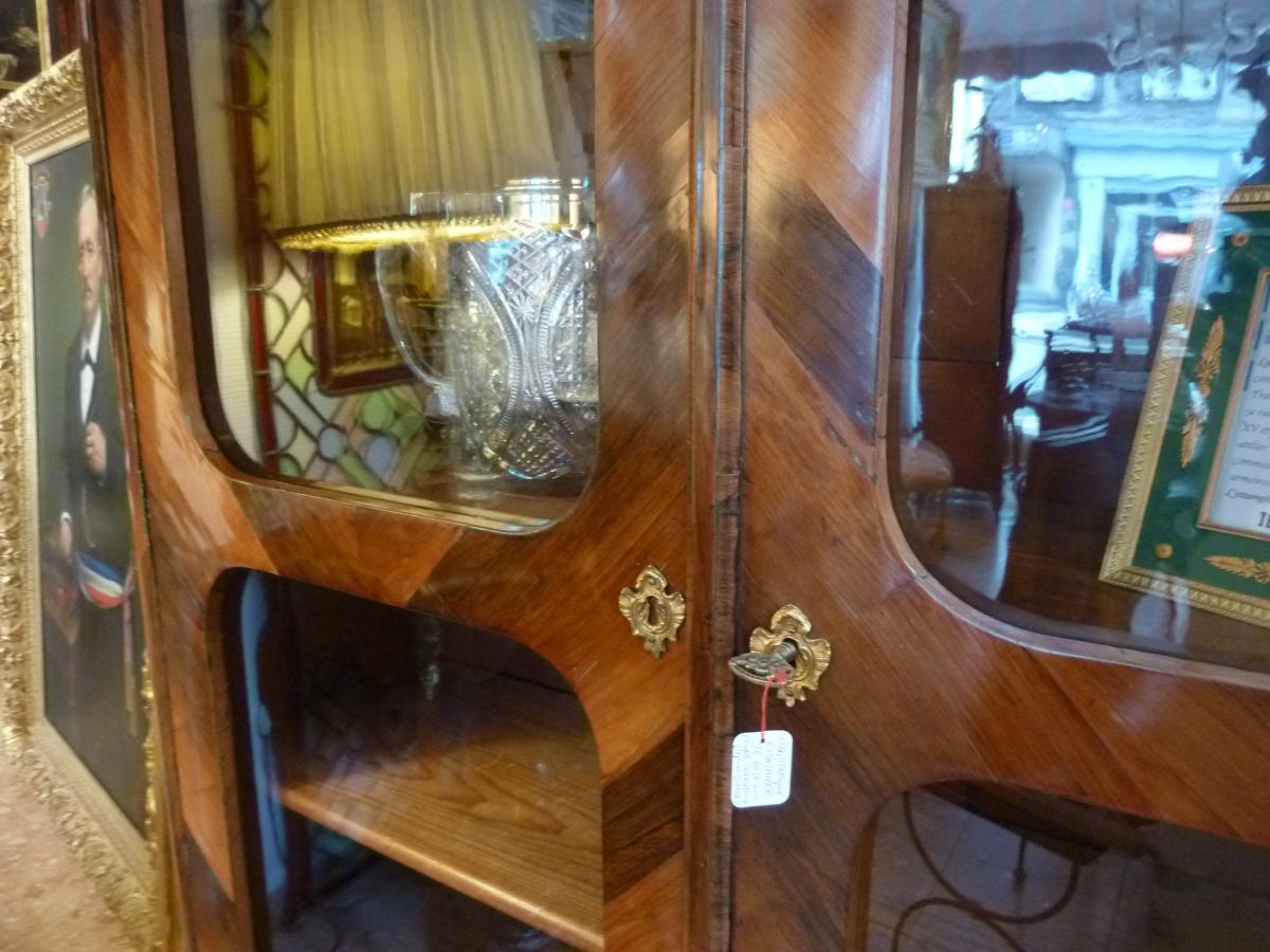 Bibliotheque Estampillée Hedouin XVIIIème Siècle-photo-2