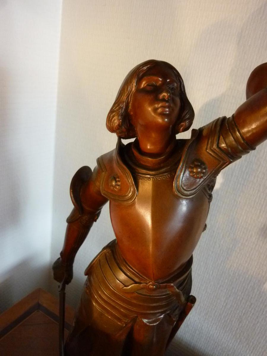 Bronze Jeanne d'Arc-photo-2