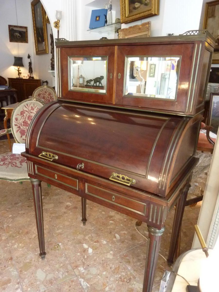 Louis XVI Style Cylinder Office Desk Happiness Of The Day