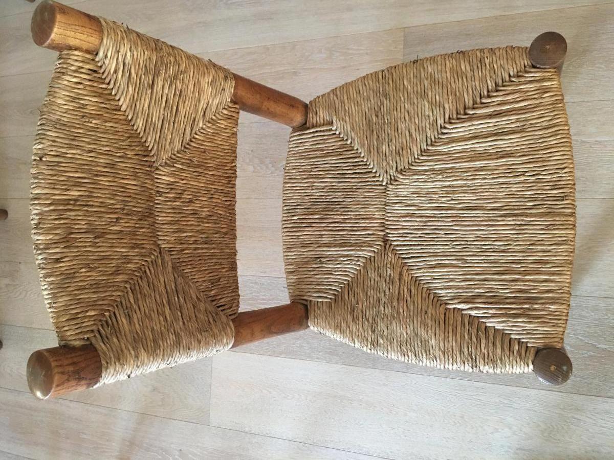 6 Charlotte Perriand Chairs-photo-4