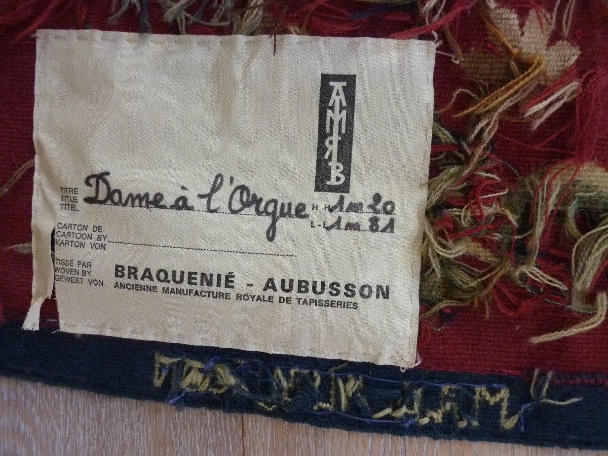 Tapisserie d'Aubusson Dame à La Licorne -photo-4
