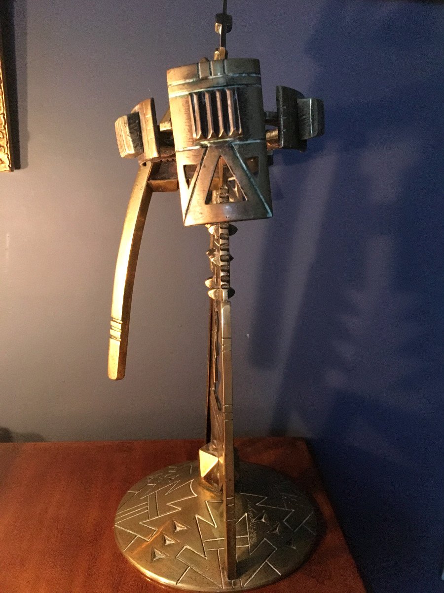 Sculpture En Bronze Adolphe Petit Monsigny-photo-4