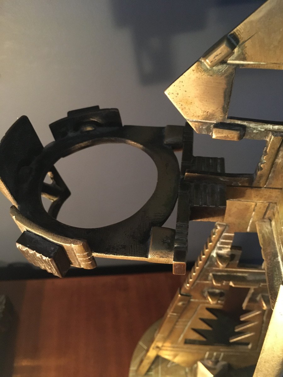 Sculpture En Bronze Adolphe Petit Monsigny-photo-6