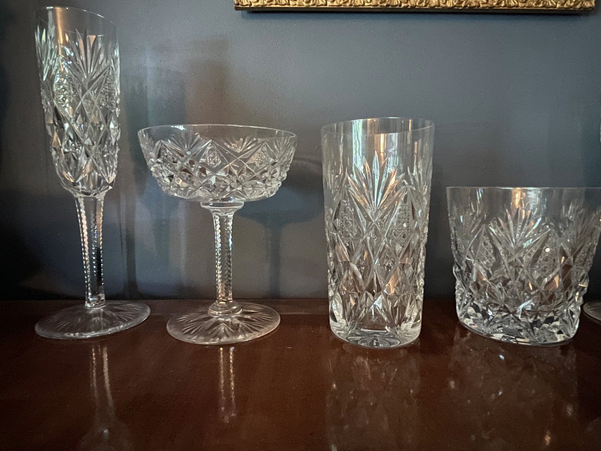 Service de 83 verres en Cristal Saint Louis Modèle Florence-photo-3