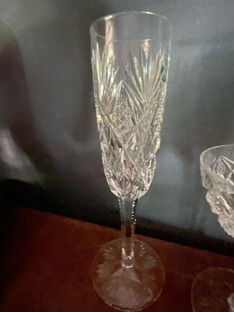 Service de 83 verres en Cristal Saint Louis Modèle Florence-photo-4