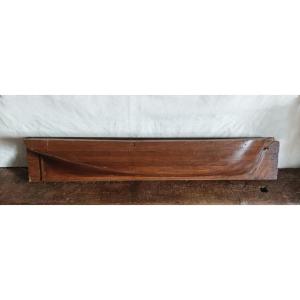 Demi  Coque De Bateau Ancienne Modèle De Chantier Naval 19ème  130 cm