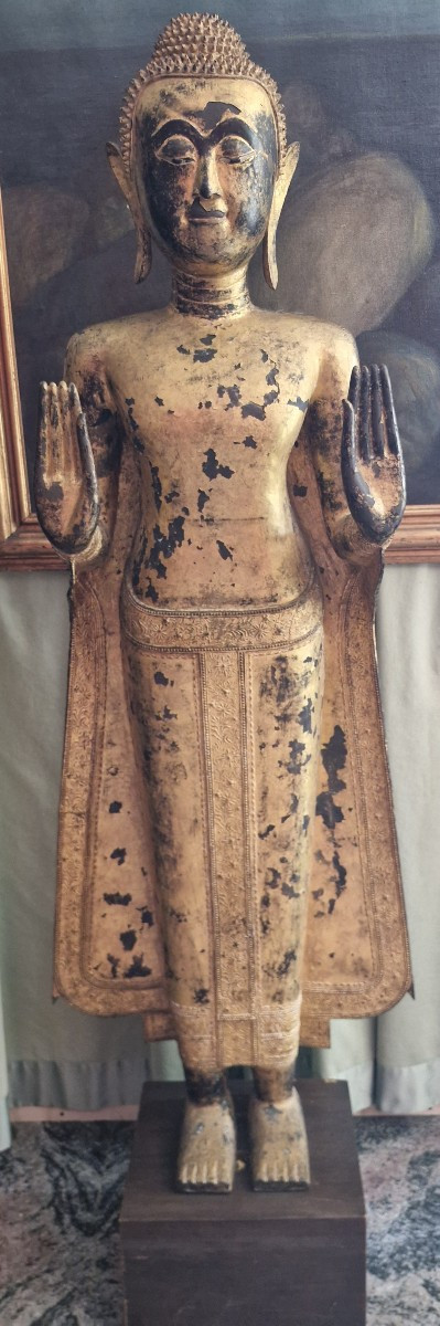 Gilded Bronze Buddha Ht 167-photo-2